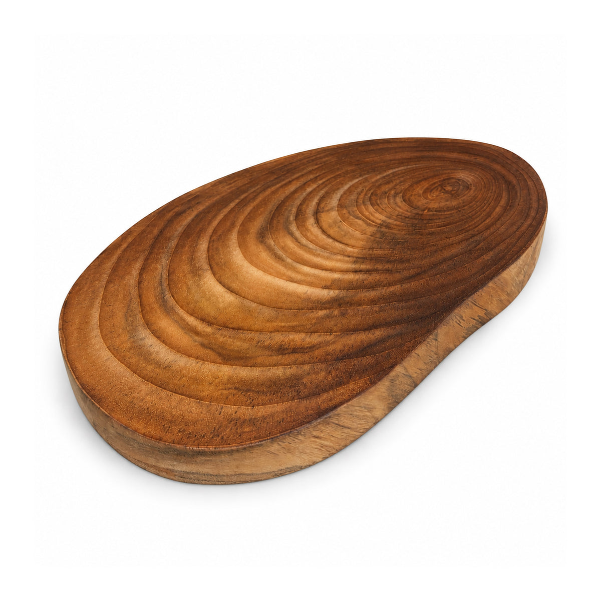 11" Handcrafted Teak Cookie