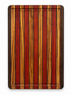 Exotic Hardwood Cutting Board with Juice Groove – 18” × 12”