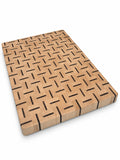 15.5” End Grain Cutting Board – Hard Maple & Wengé