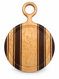 16” Handled Cutting Board – Bird’s-Eye Maple & East Indian Rosewood