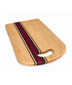 14” x 9.5” Handcrafted Cutting Board – Maple, Purpleheart & Wengé