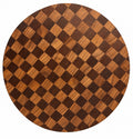 16” Handcrafted Lazy Susan – Peruvian Walnut & Black Walnut