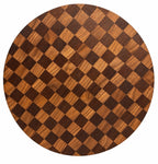 16” Handcrafted Lazy Susan – Peruvian Walnut & Black Walnut
