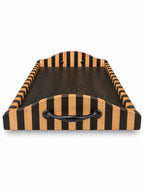 16.25” Handcrafted Serving Tray – Wengé & Hard Maple