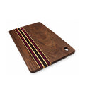 12” x 8.5” Handcrafted Cutting Board – Walnut, Purpleheart, Wengé & Maple
